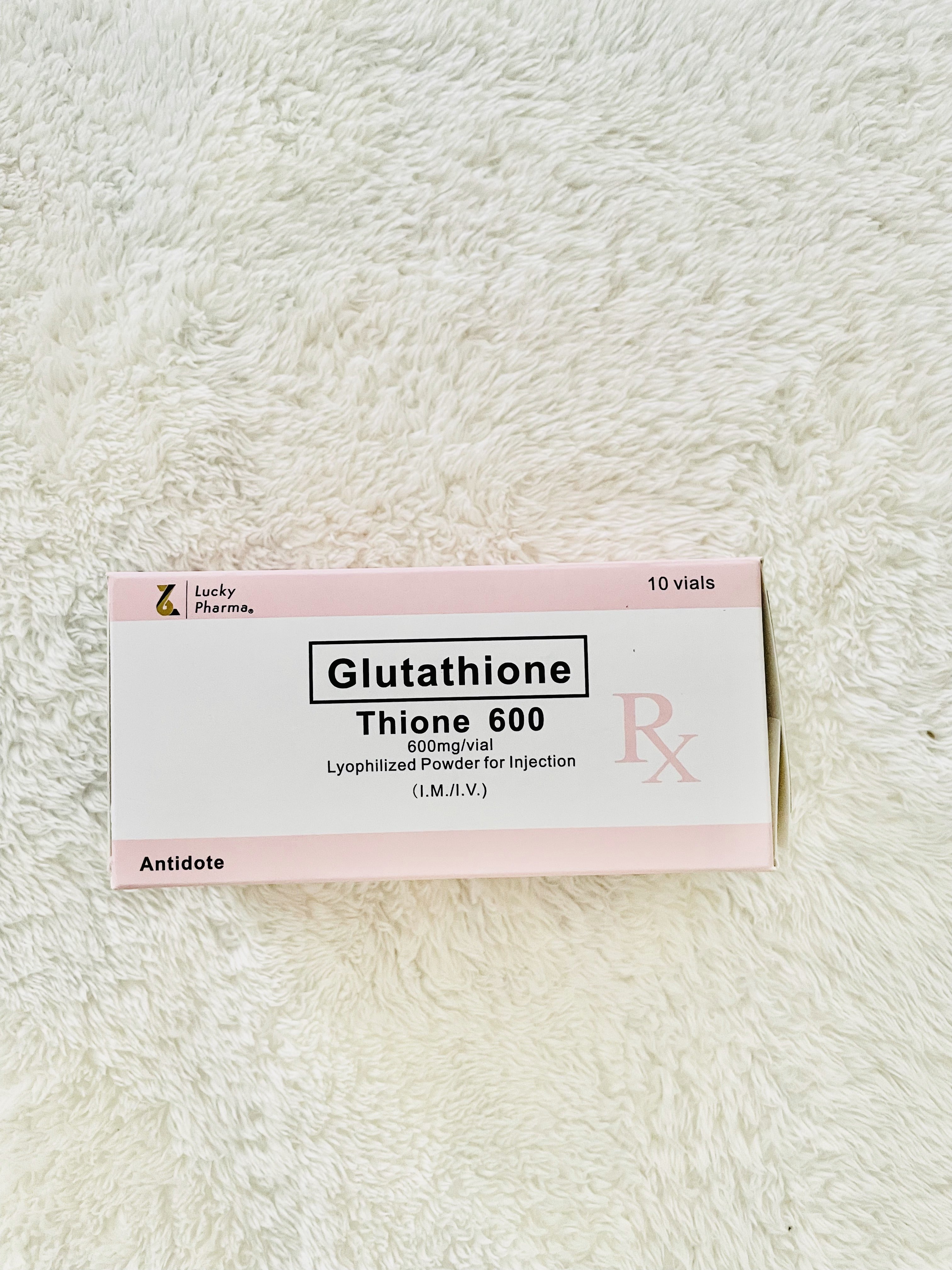Thione | Glutathione 600mg | IV Therapy | Skin Whitening EXP 07/25 NGG Supply Co. Thione | Glutathione 600mg | IV Therapy | Skin Whitening EXP 07/25 NGG Supply Co.