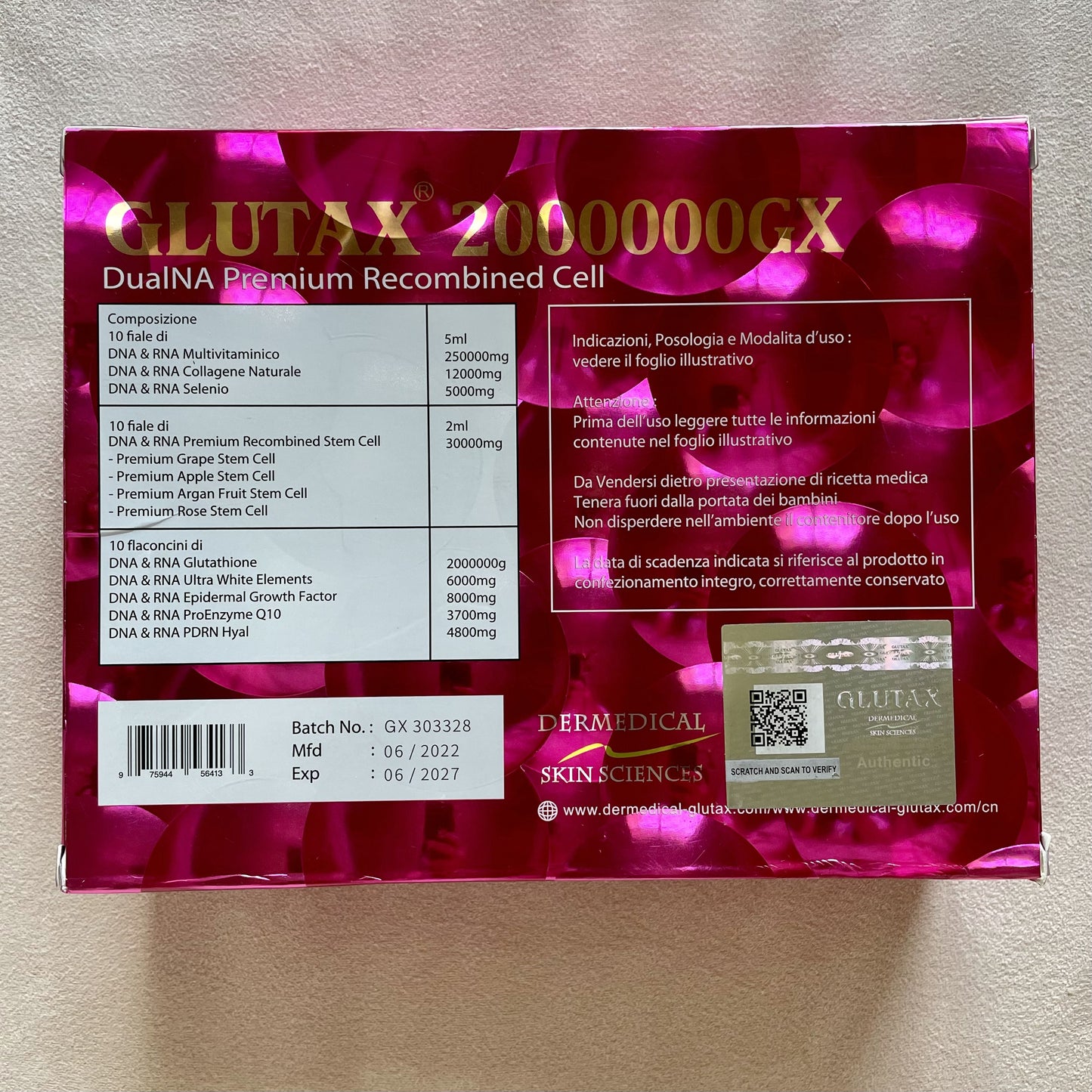 Glutax 2000000GX | Glutax 2MGX | Glutathione IV Drip | Skin Whitening & Lightening