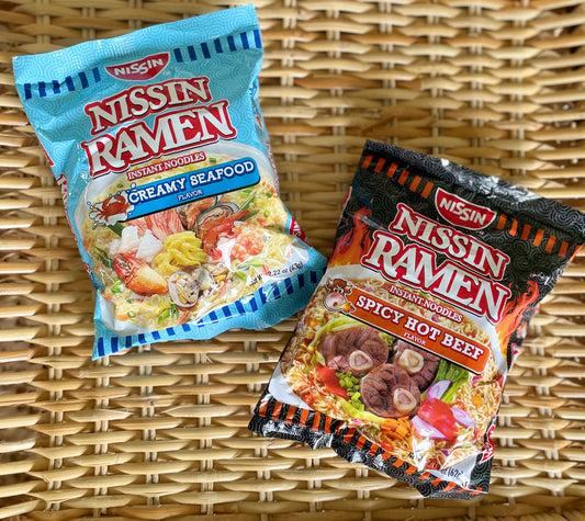 Nissin Ramen | Creamy Seafood | Spicy Hot Beef