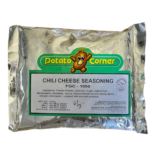 Potato Corner Chili Cheese | Seasoning Powder 220GRAMS | Original | Authentic