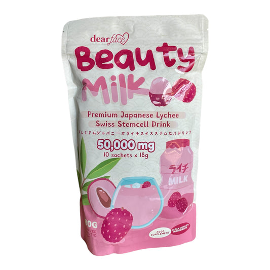 Beauty Milk by Dear Face | Premium Japanese Lychee Swiss Stemcell Drink