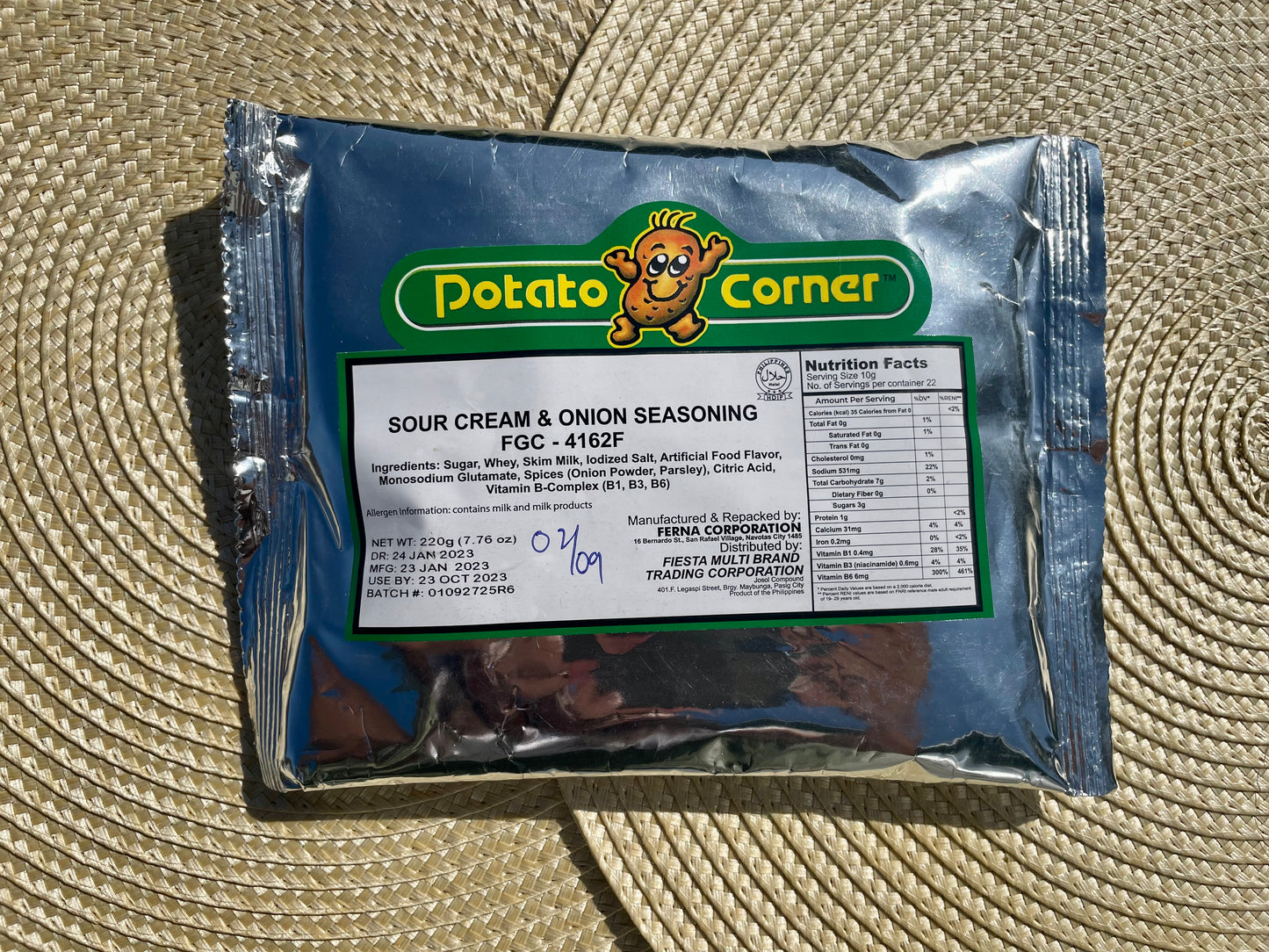 Potato Corner Seasoning Powder 220GRAMS | Original | Authentic | Legit